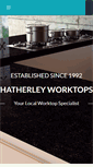 Mobile Screenshot of hatherleyworktops.co.uk